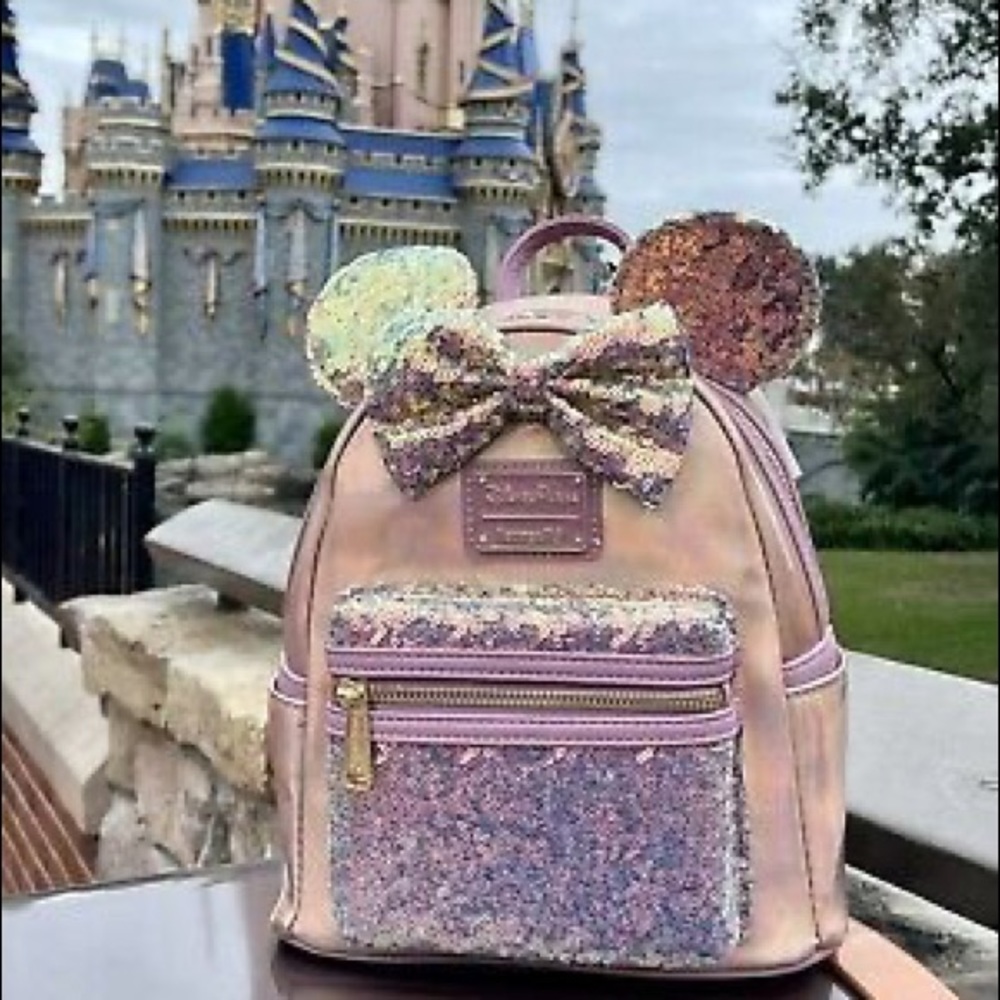 Disney’s 50th Anniversary Earidescent Loungefly - Picture 3 of 4